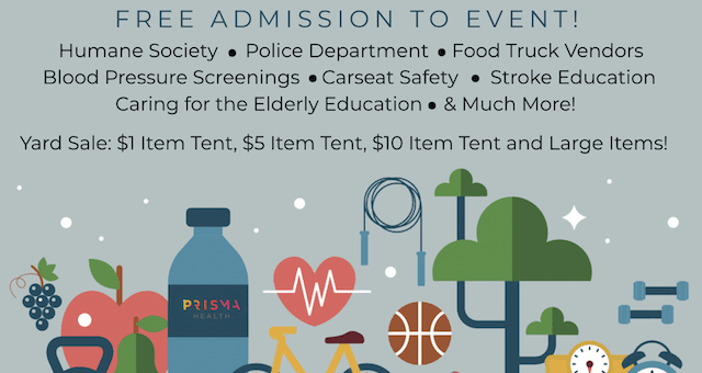 cropped flier for Community Health Fair